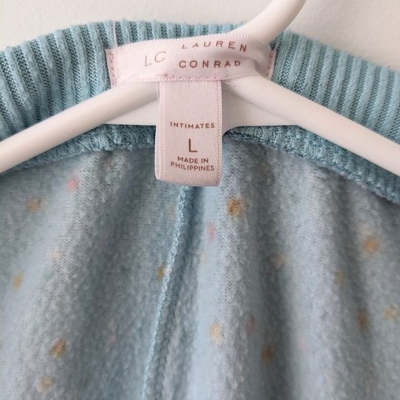 LC Lauren Conrad fleece joggers size L - Picture 5 of 6